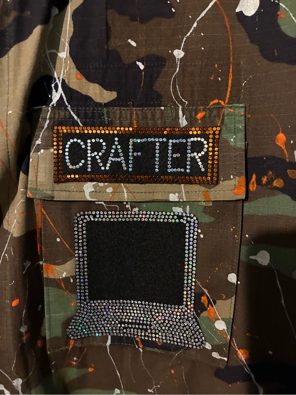 Upcycled Crafter Camo jacket - Picture 3 of 14